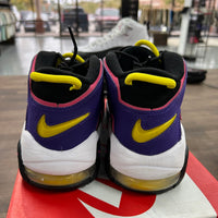 Black Court Purple Nike Air More Uptempo 96 (GS) (USED, Replacement Box)