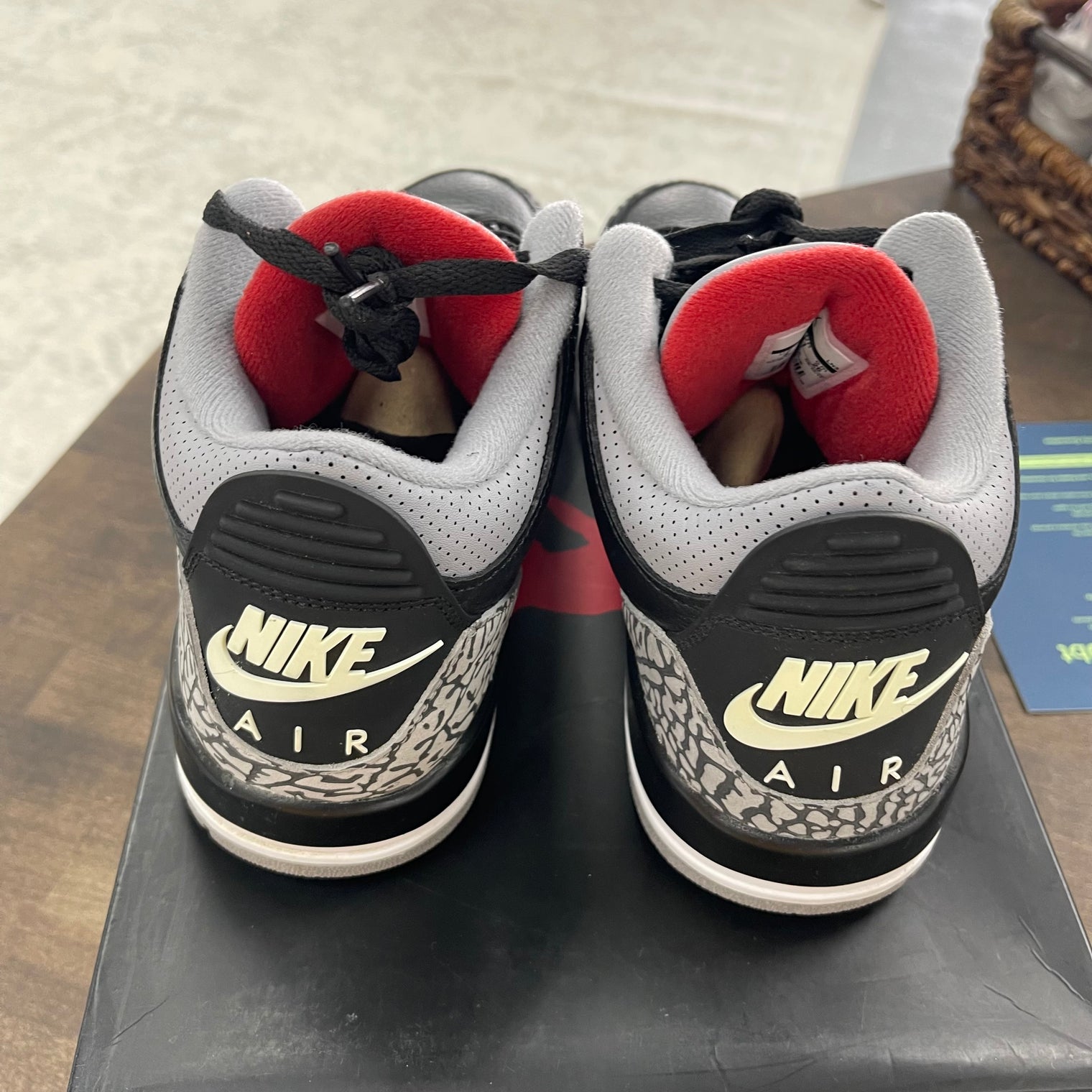 Black Cement Jordan 3 (2018) (USED)