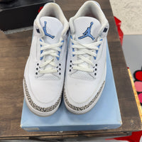 UNC Jordan 3 2020 (USED)