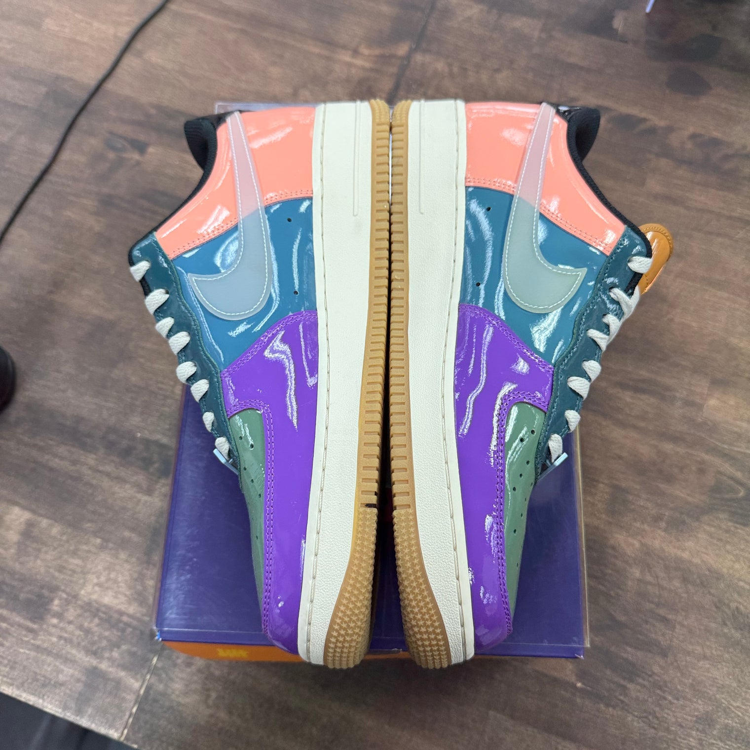 Undefeated Multi-Patent Wild Berry Nike Air Force 1 Low (USED)