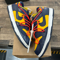 Off-White Michigan Dunk Low (USED, No Box)