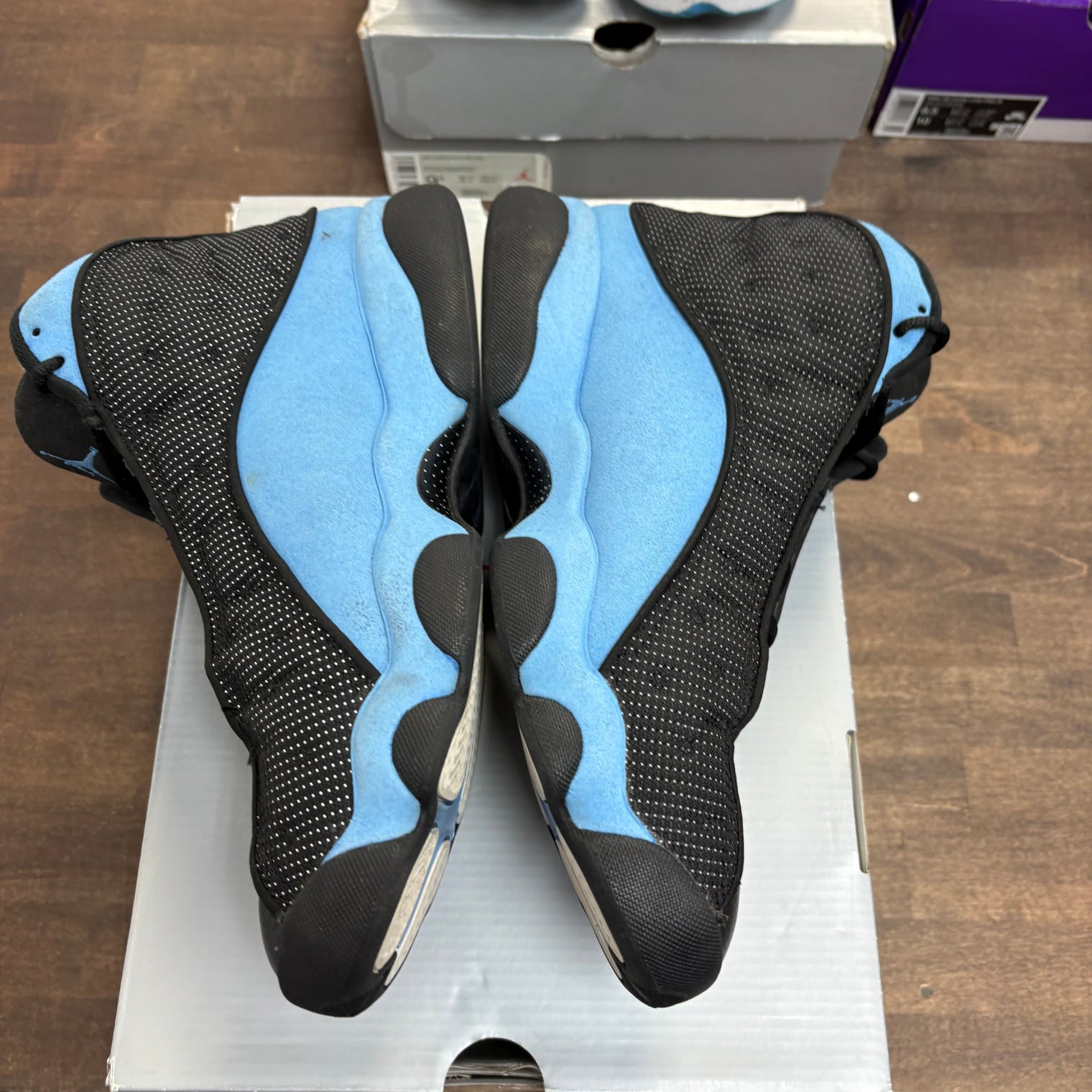 Black University Blue Jordan 13 (USED)
