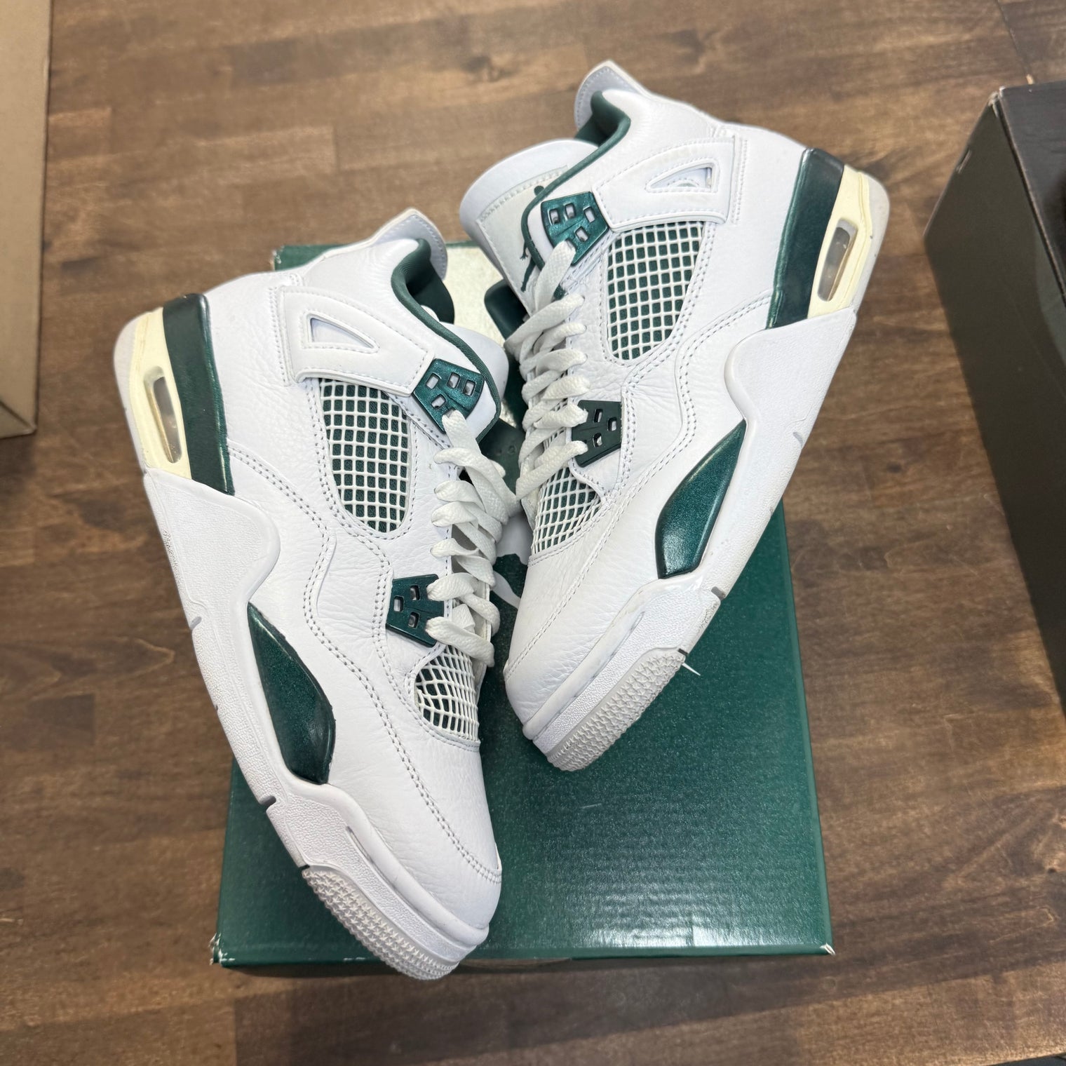 Oxidized Green Jordan 4 (GS) (USED)