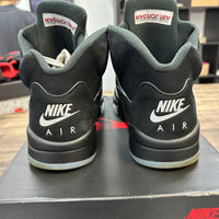 Black Metallic Reimagined Jordan 5 Retro OG (USED)