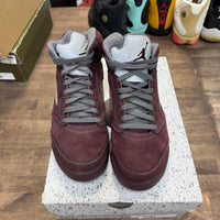Burgundy Jordan 5 Retro (2023) (USED)