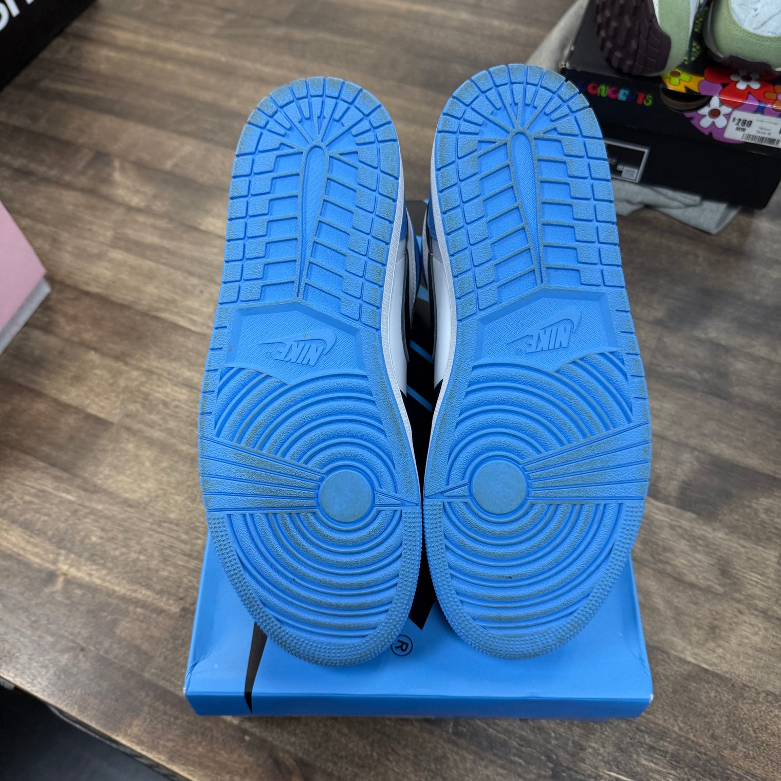 UNC Toe Jordan 1 High Retro (USED)