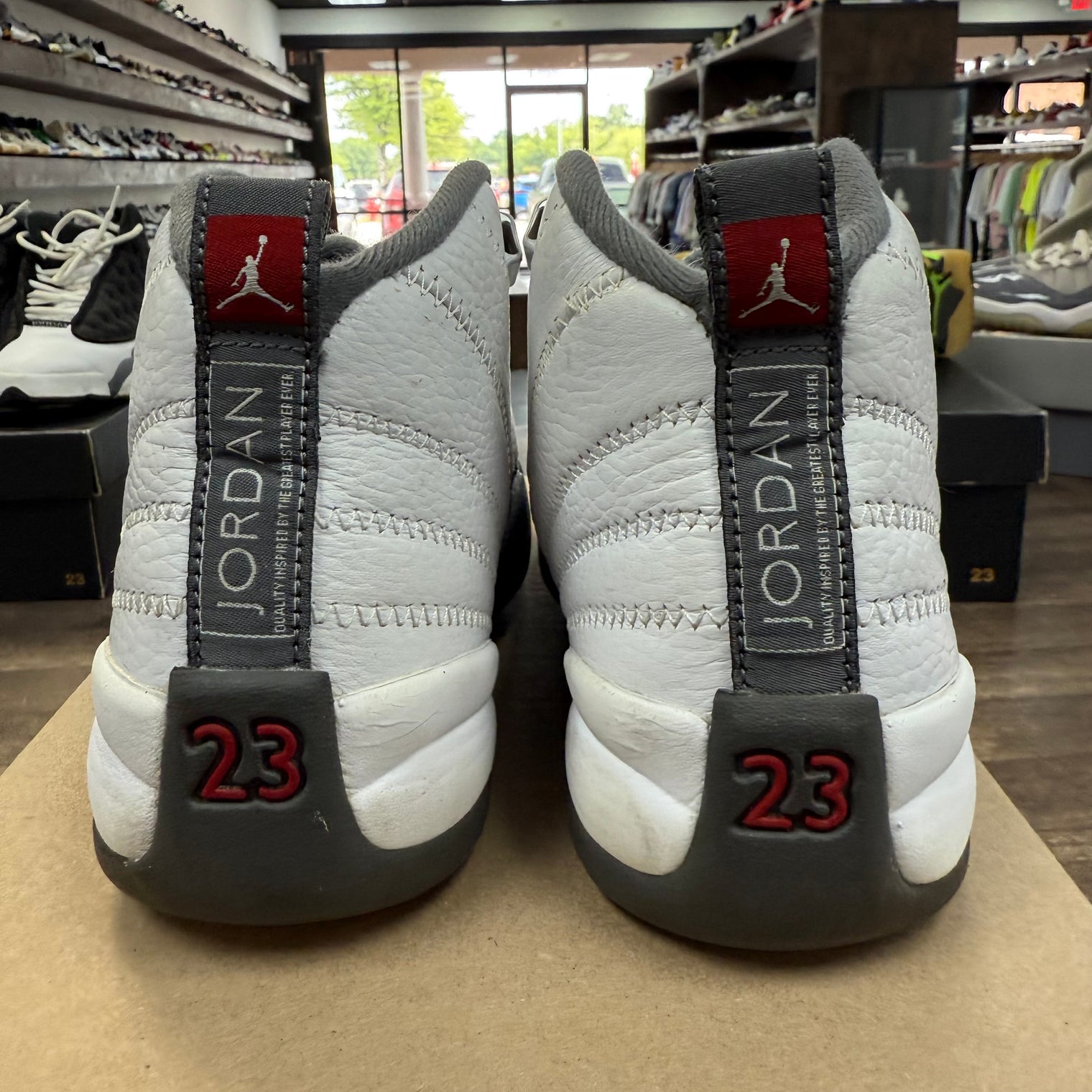 Dark Grey Jordan 12 (GS) (USED, No Box)