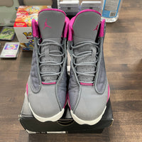 (GS) Cool Grey Fusion Pink Jordan 13 (USED)