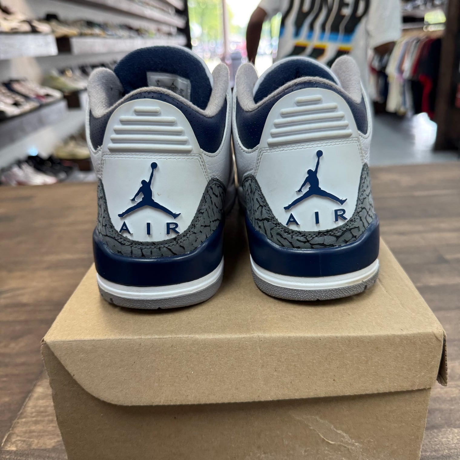 Midnight Navy Jordan 3 Retro (USED, No Box)