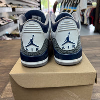 Midnight Navy Jordan 3 Retro (USED, No Box)