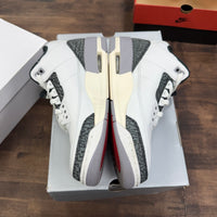 Cement Grey Jordan 3 Retro (USED, Replacement Box)