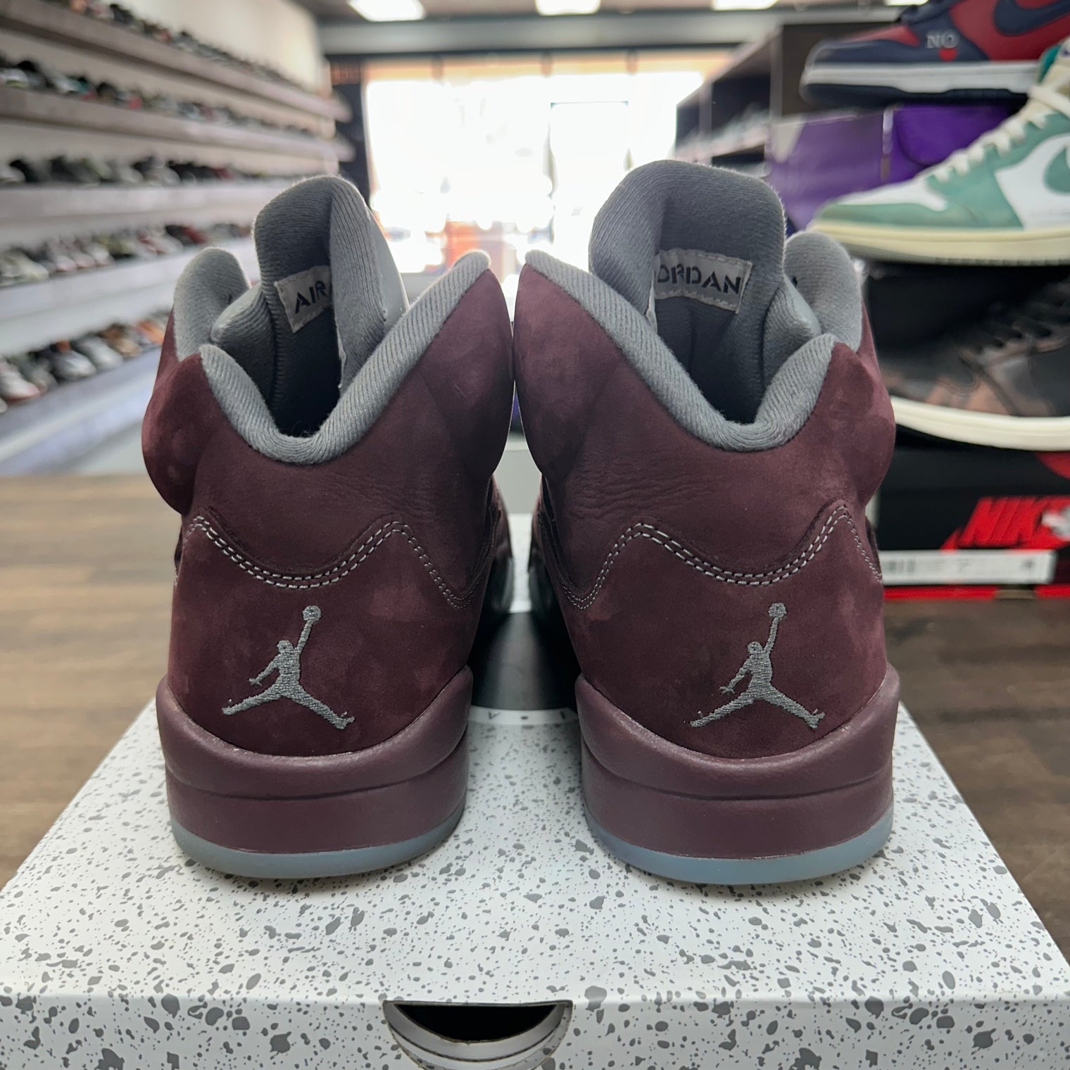 Burgundy Jordan 5 (USED)