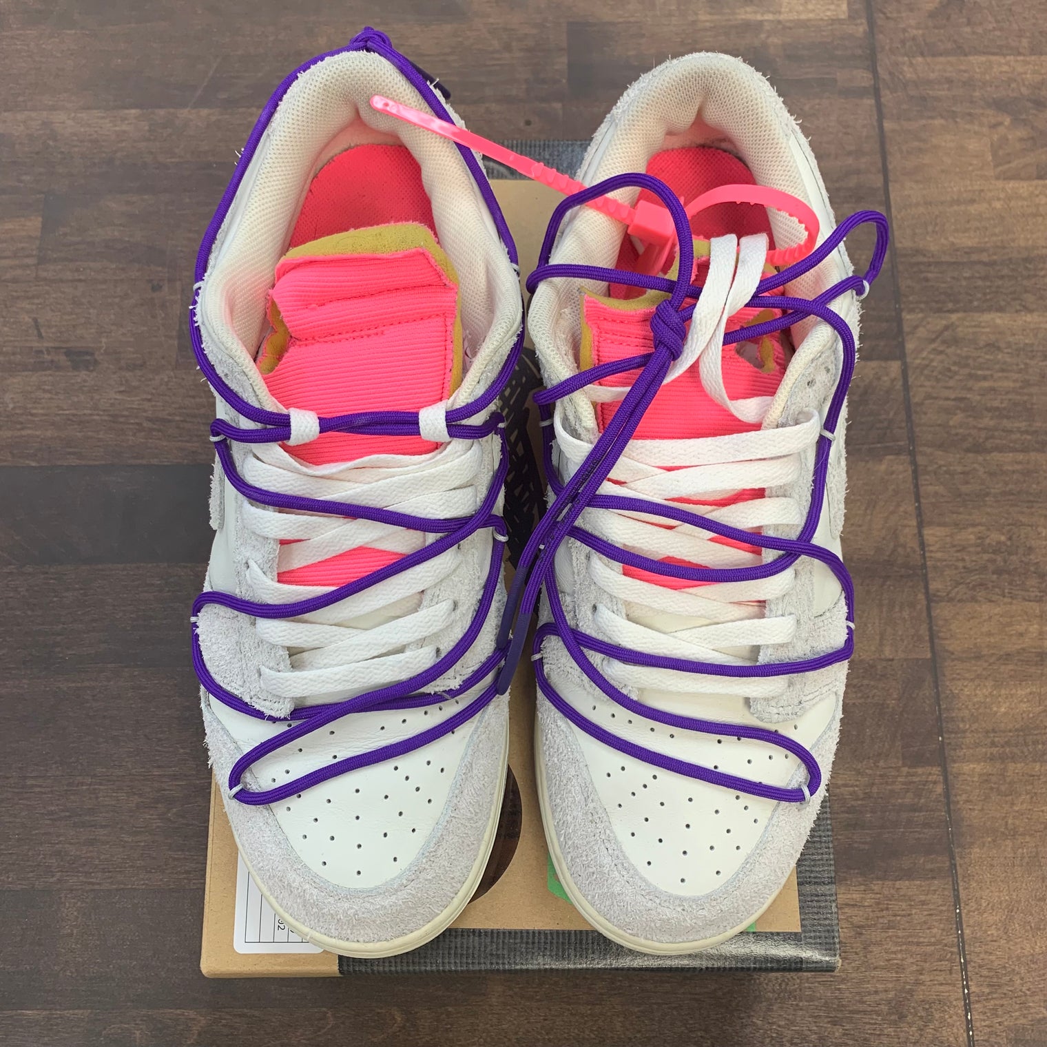 Nike Off White Dunk Low Lot 15 (USED)