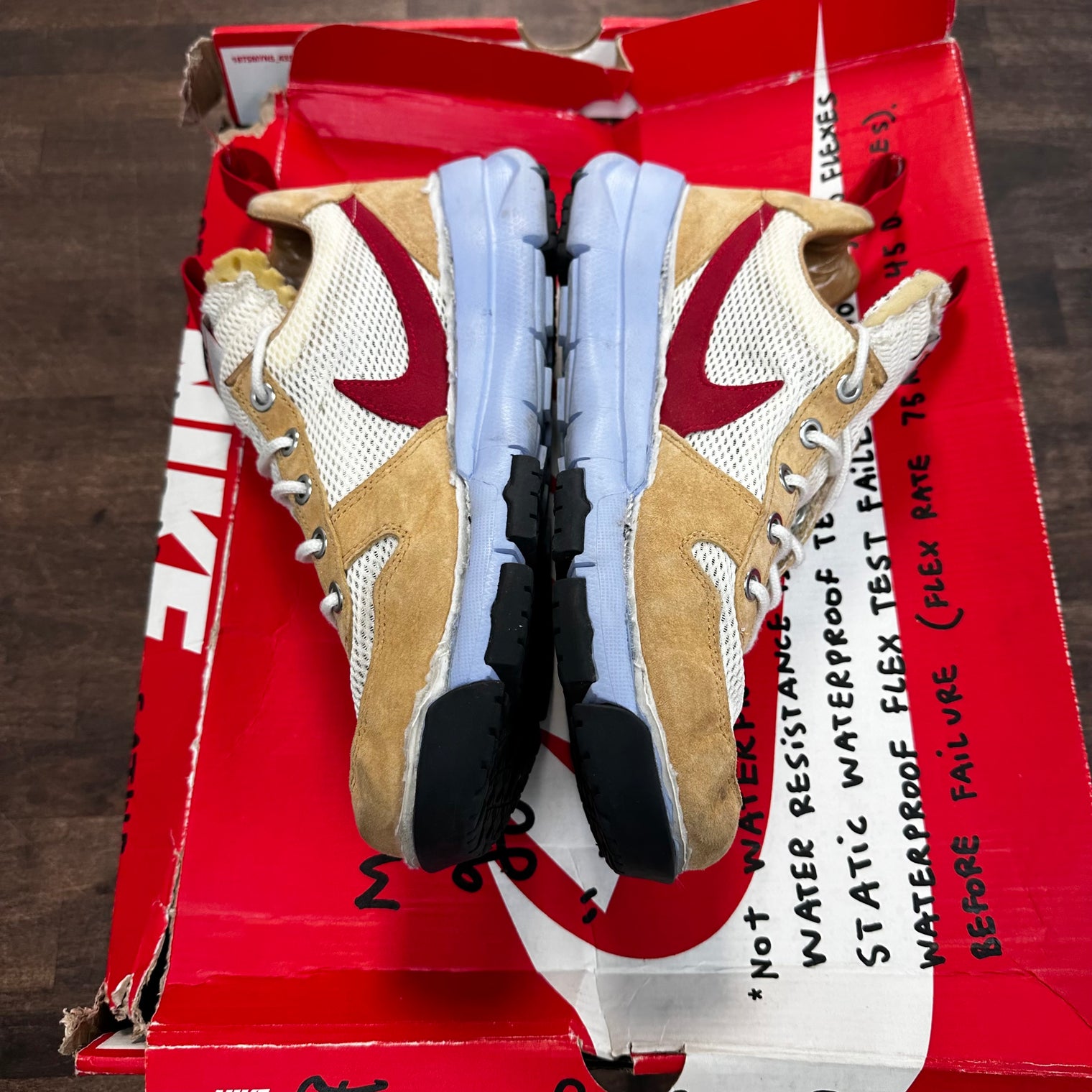 Tom Sachs Mars Yard Overshoe (USED, Cut)