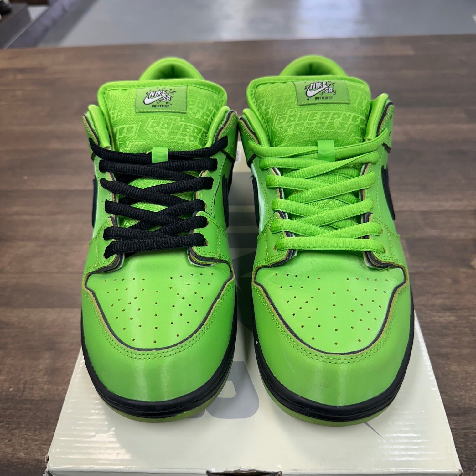 Buttercup Powerpuff Girls SB Dunk Low (USED)