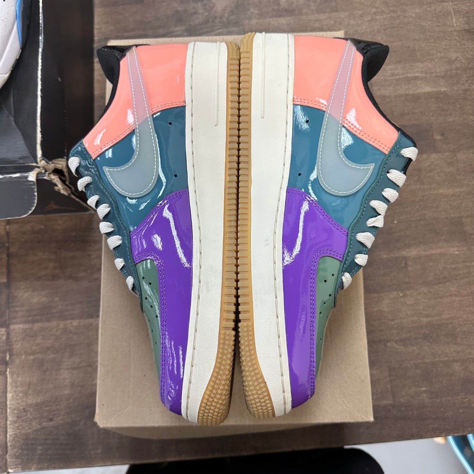 Wild Berry Multi Patent Undefeated Air Force 1 (USED, No Box)
