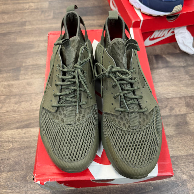 Triple Olive Nike Air Huarache Run Ultra (USED)
