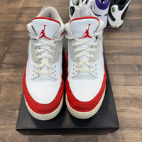 University Red Tinker Jordan 3 (USED)