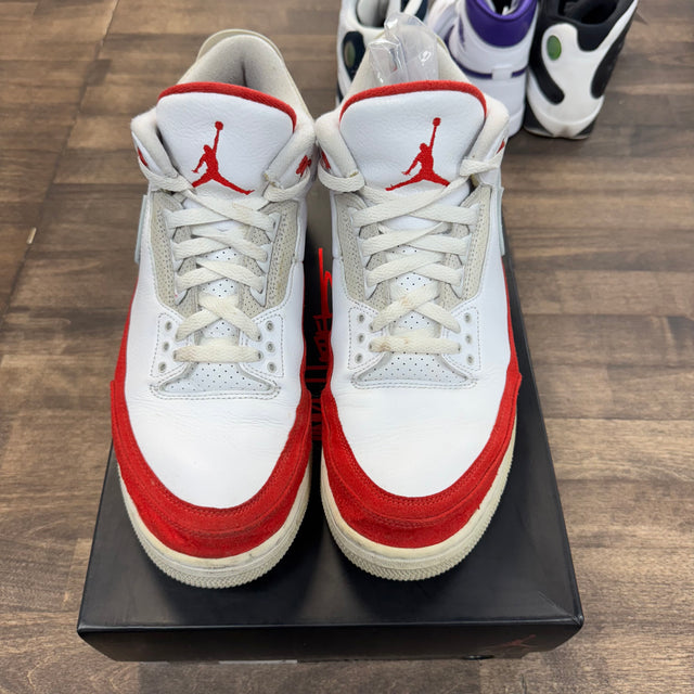 University Red Tinker Jordan 3 (USED)