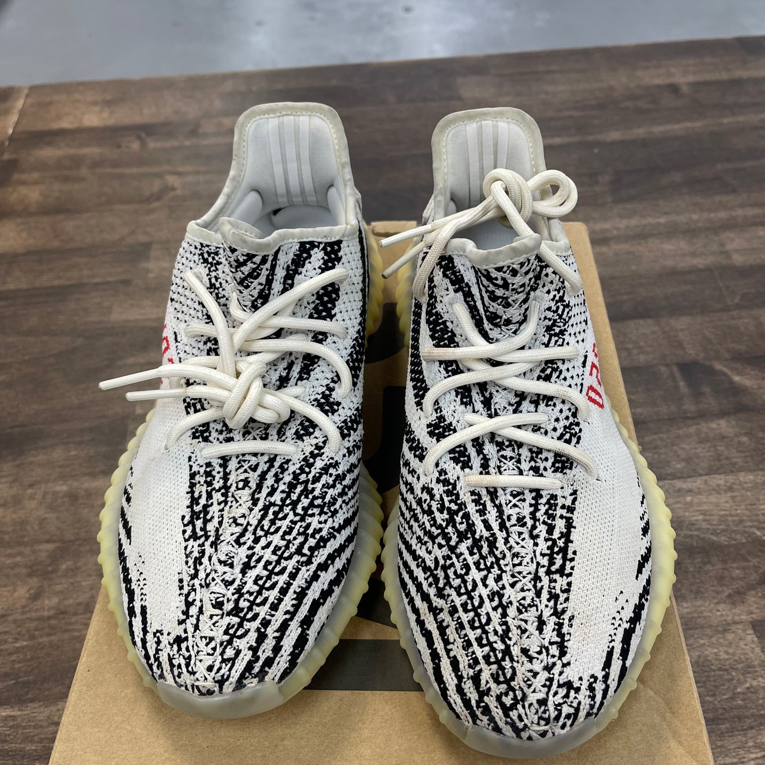 Zebra Yeezy 350 (USED)