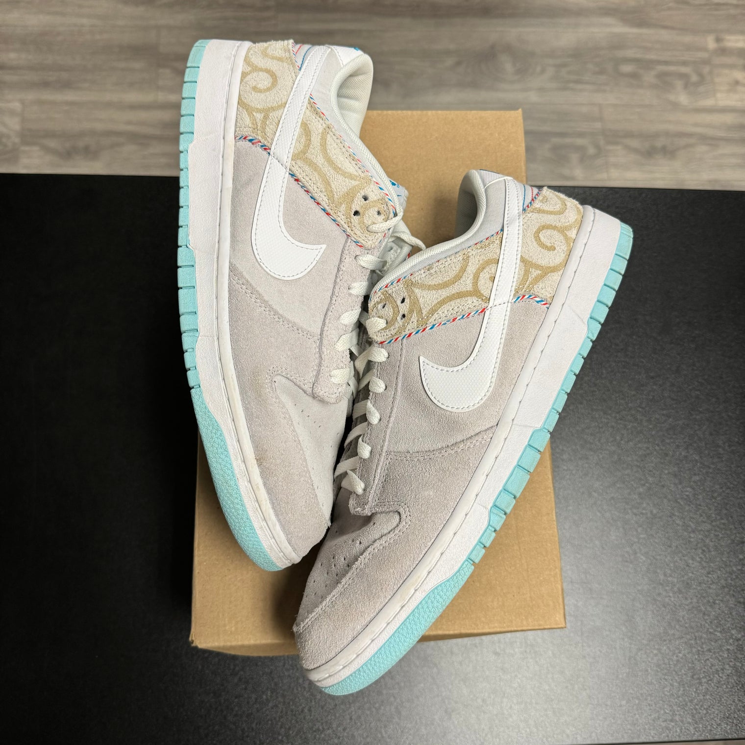 Barbershop Dunk Low (USED, no box)