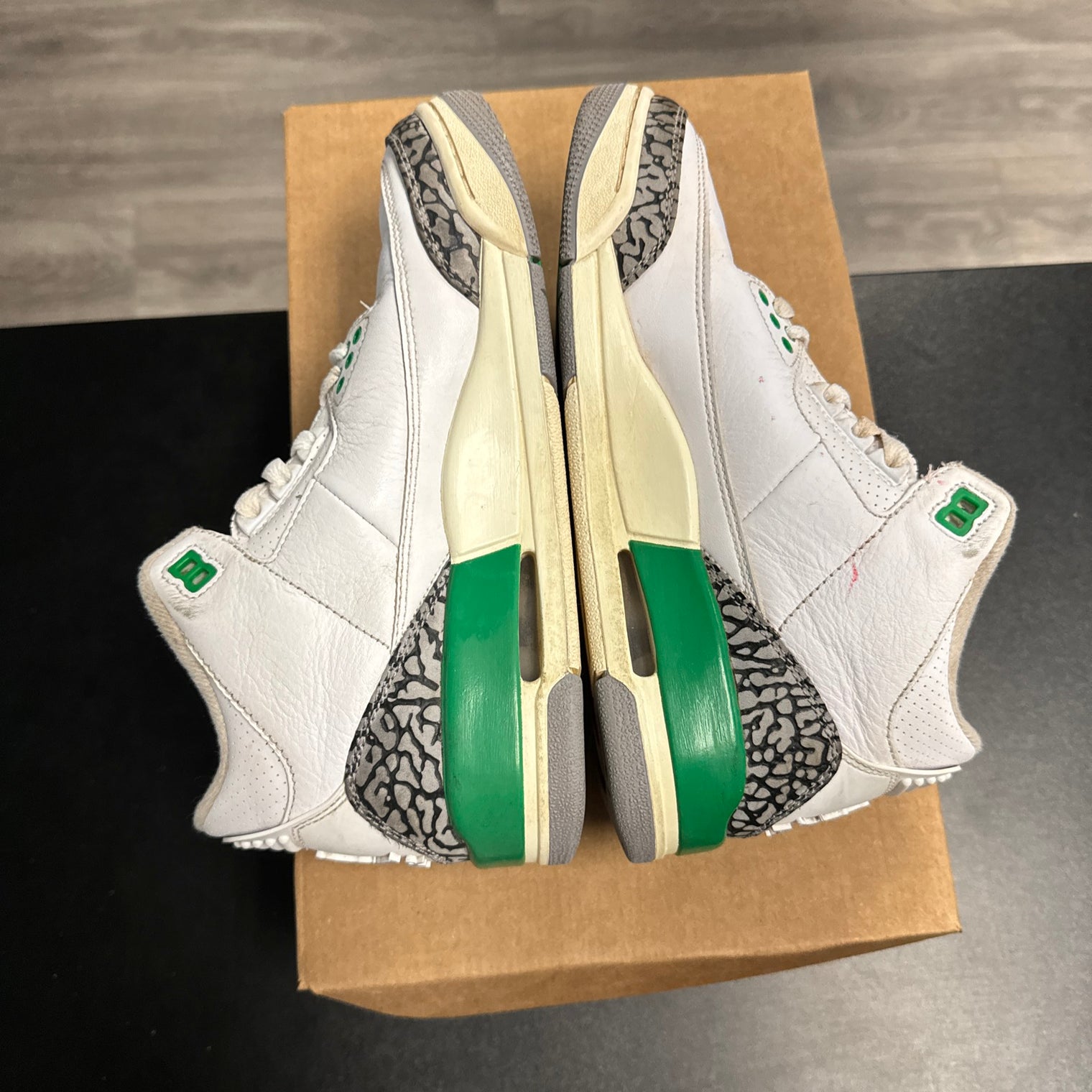 Lucky Green Jordan 3 (USED, no box)