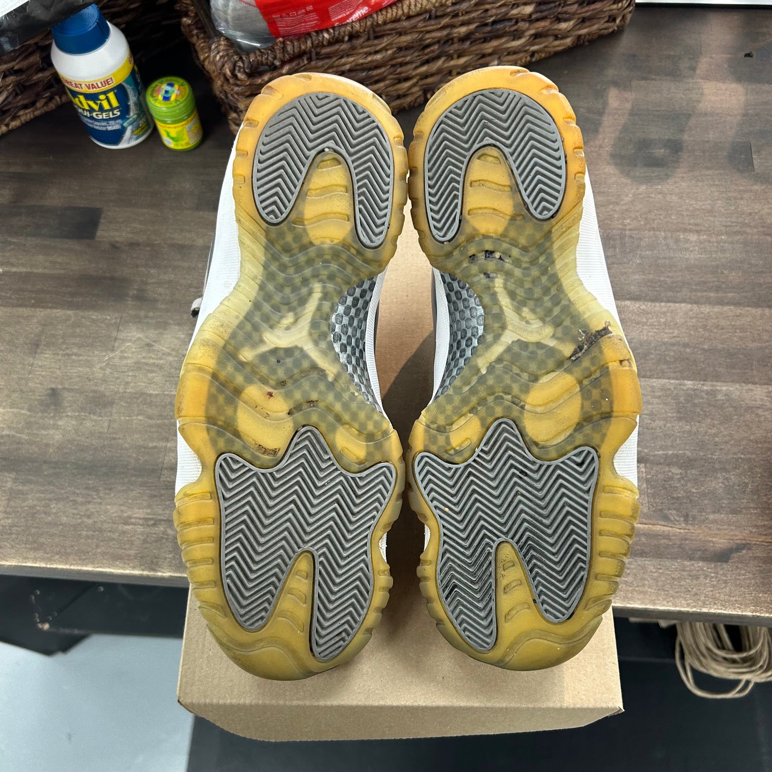 Cool Grey Jordan 11 Low (USED, No Insoles, No Box)