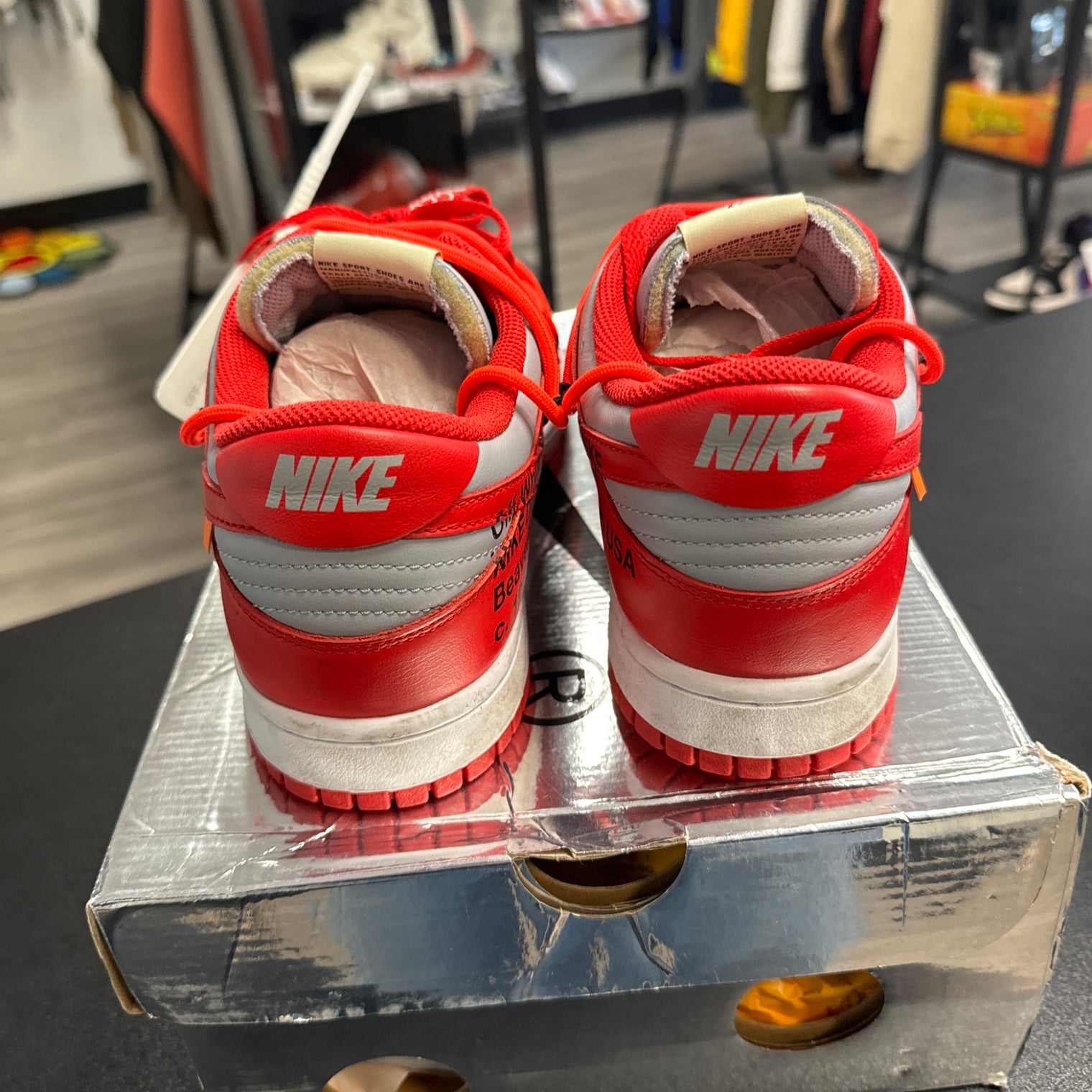 Off-White Nike Dunk Low University Red (Used)