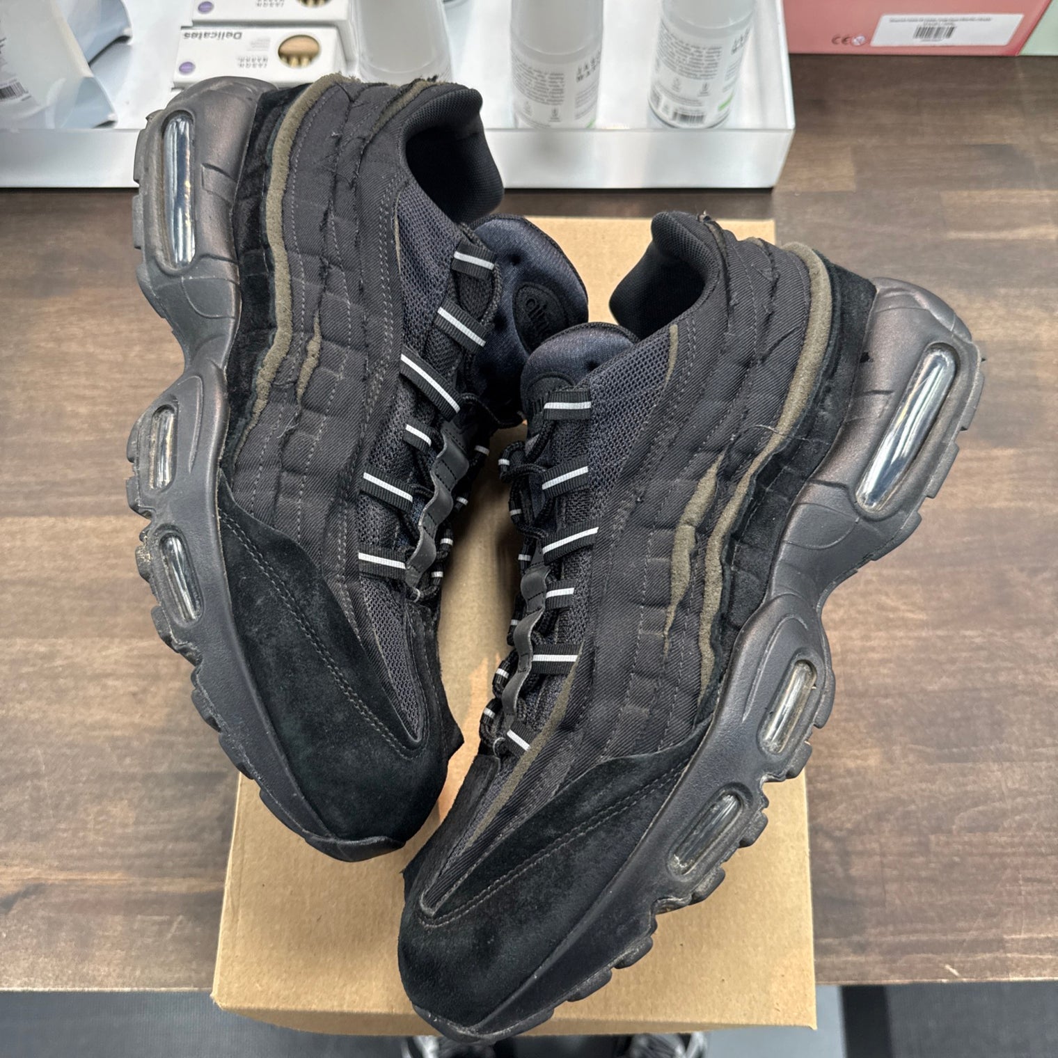 Black Comme Des Garçon Air Max 95 (USED,No Box)