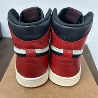 Bred Toe Jordan 1 High (USED, No Insoles, No Box)