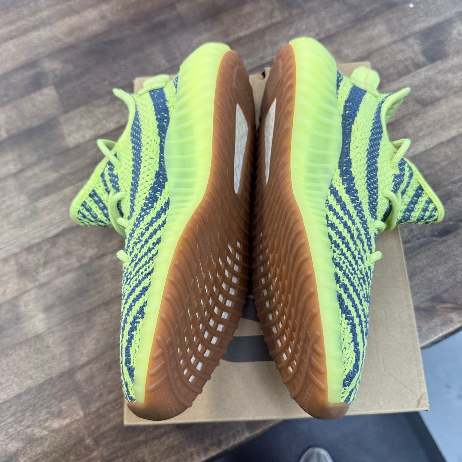 Semi Frozen Yellow Yeezy 350 V2 (USED)