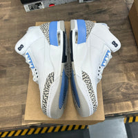 Jordan 3 Retro UNC (2020) (US 10) (Lightly Worn, No Box)