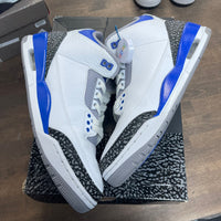 Racer Blue Jordan 3 (USED)