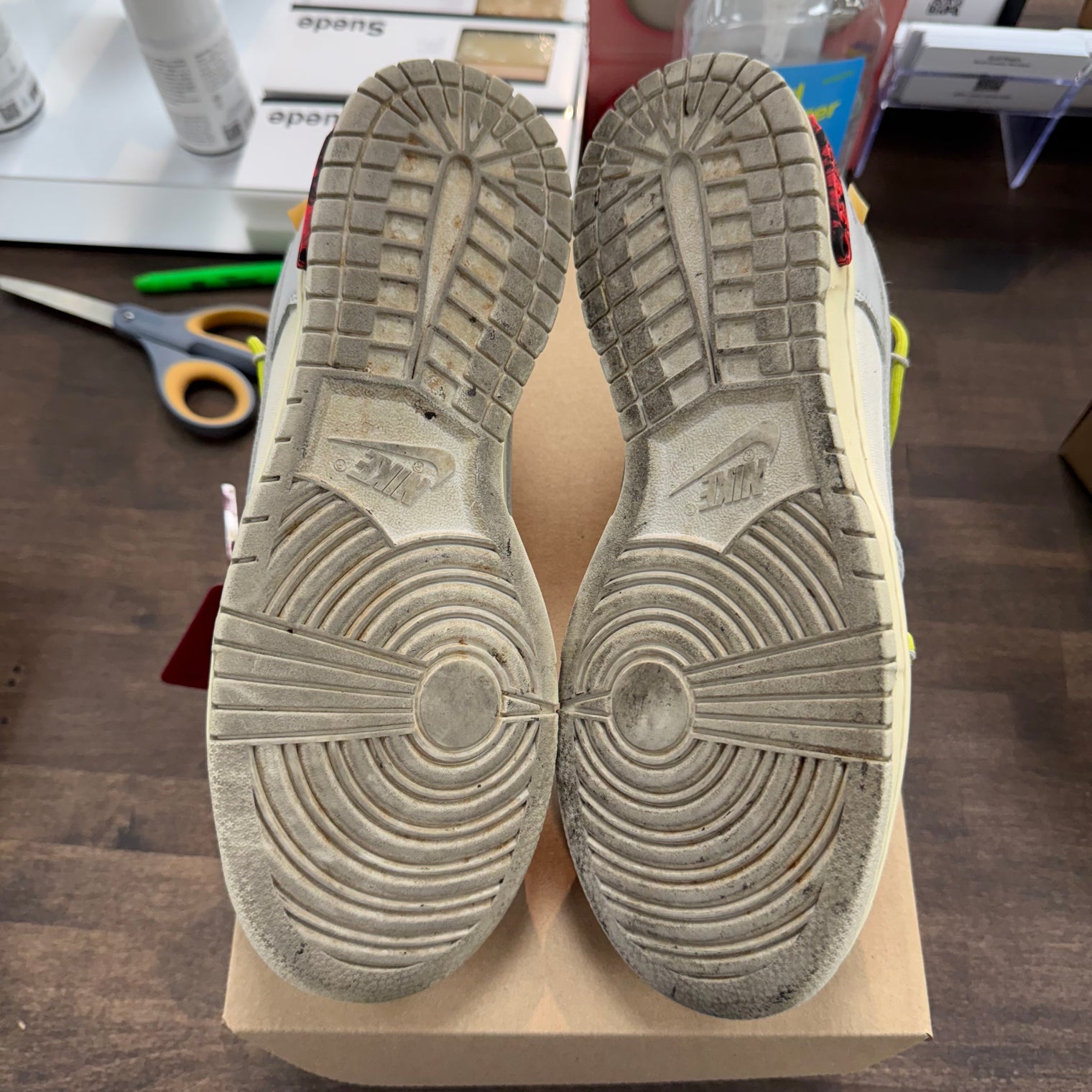 Lot 08 of 50 Off-White Dunk Low (USED, No Box)