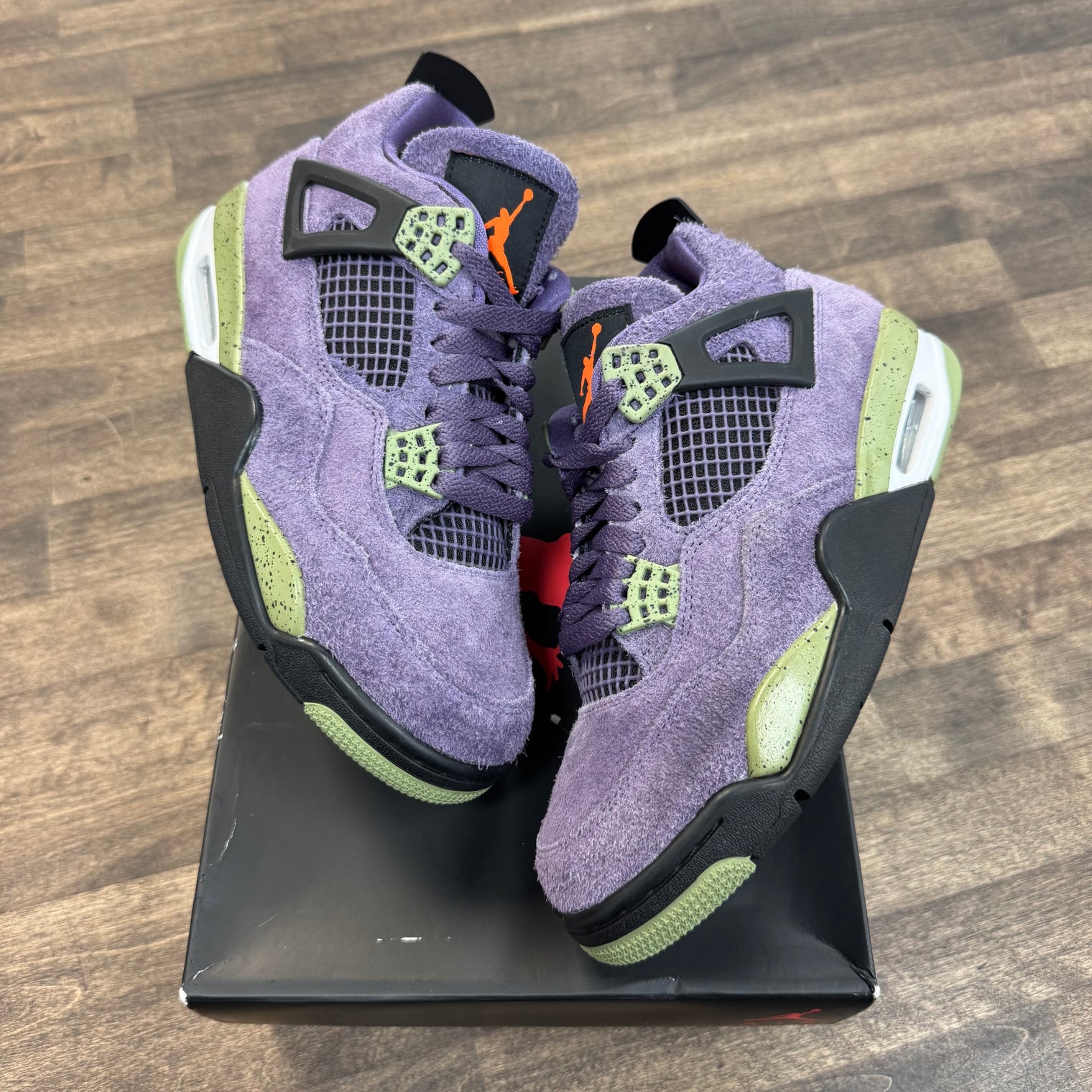 (W) Canyon Purple Jordan 4 (USED)