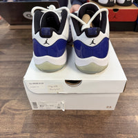 White Concord Jordan 11 Retro Low (Women's) (USED)