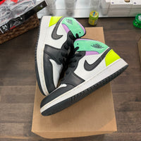 Pastel Black Toe Jordan 1 Mid (GS) (USED, No Box)