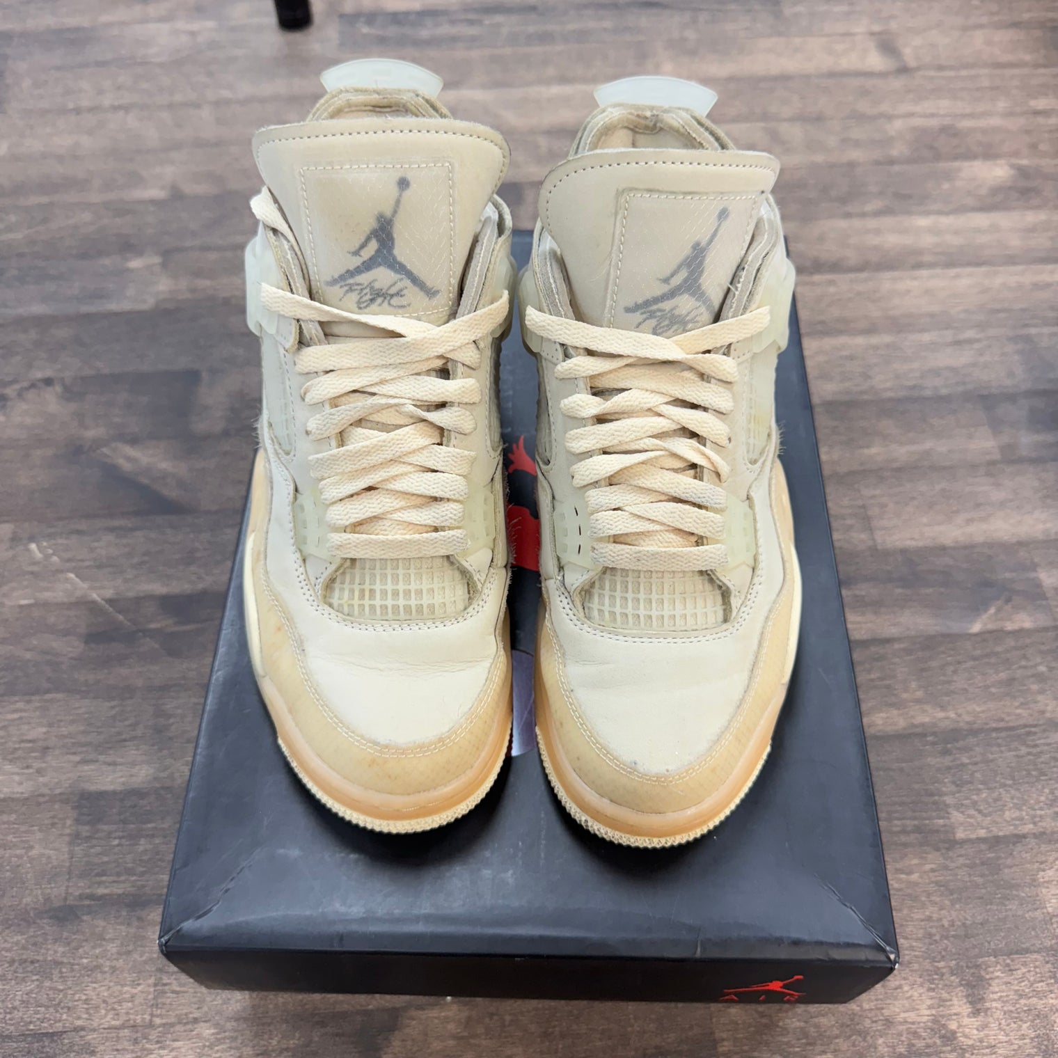 Off-White Sail Jordan 4 Retro (W) (USED)