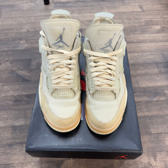 Off-White Sail Jordan 4 Retro (W) (USED)