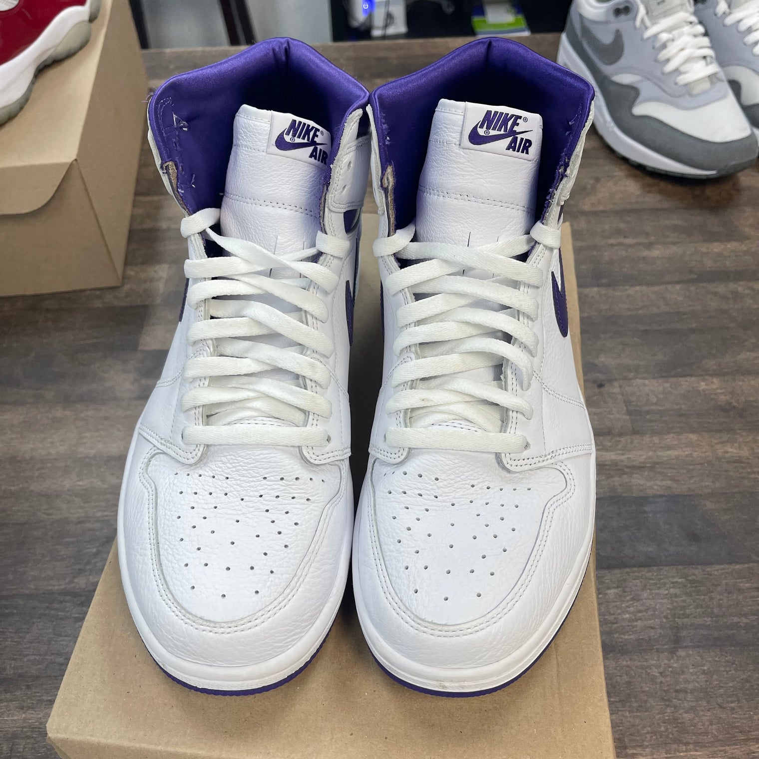 (W) Metallic Purple Jordan 1 High (USED, No Box)