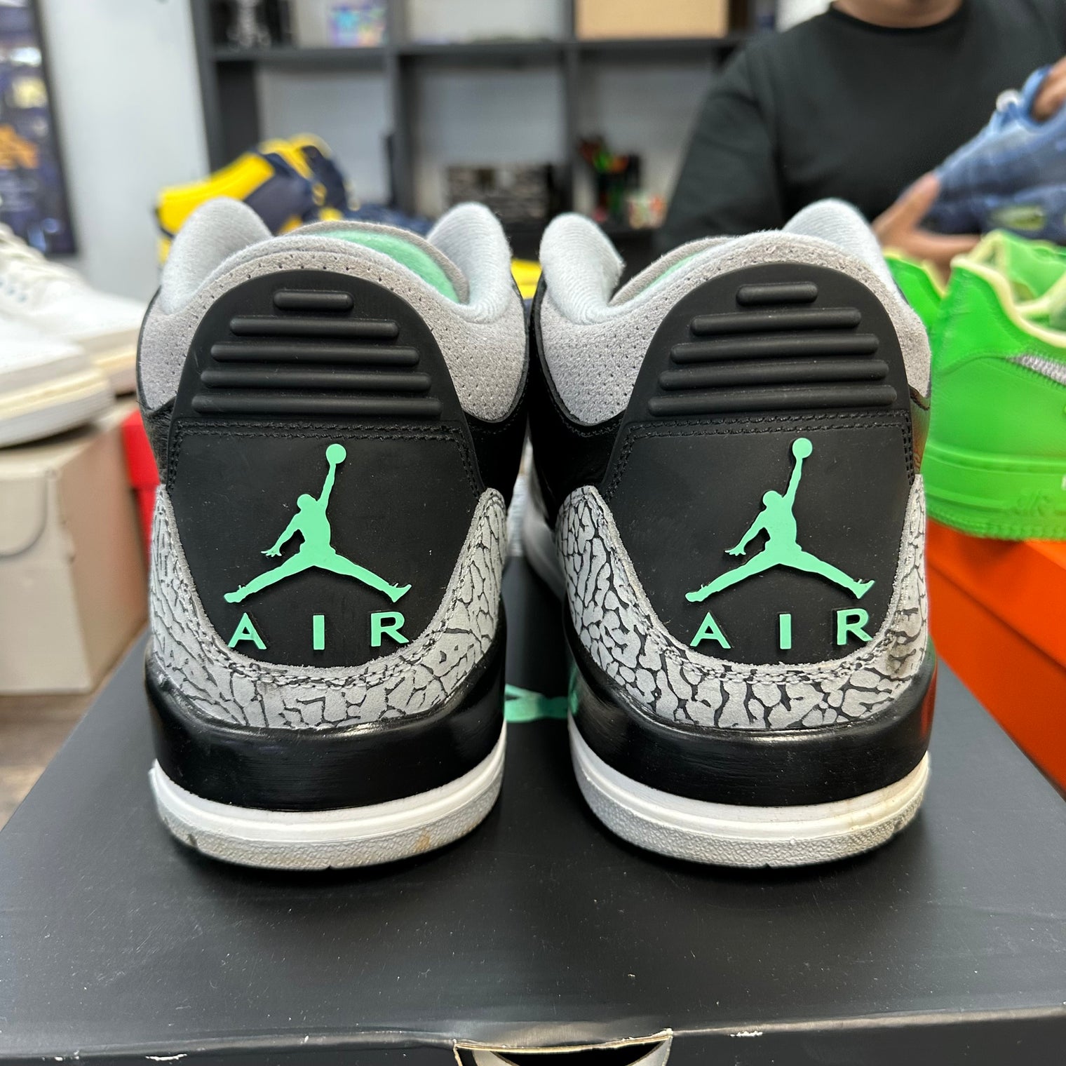 Green Glow Jordan 3 Retro (USED)