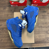 Blue Suede Jordan 5 Retro (USED, No Box)