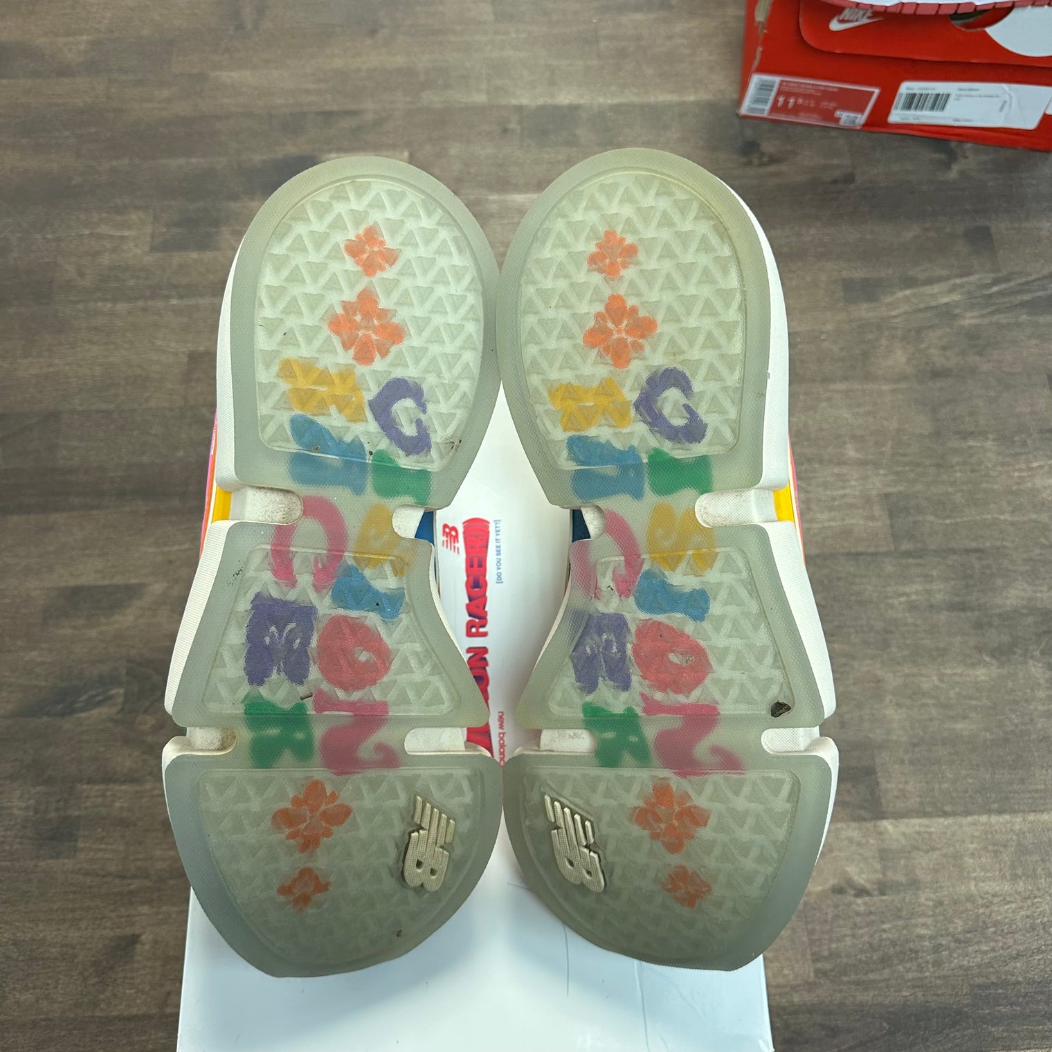 Jaden Smith Trippy Summer Storm Blue New Balance Vision Racer (USED)