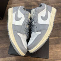 Vintage Stealth Grey Jordan 1 Low (USED)