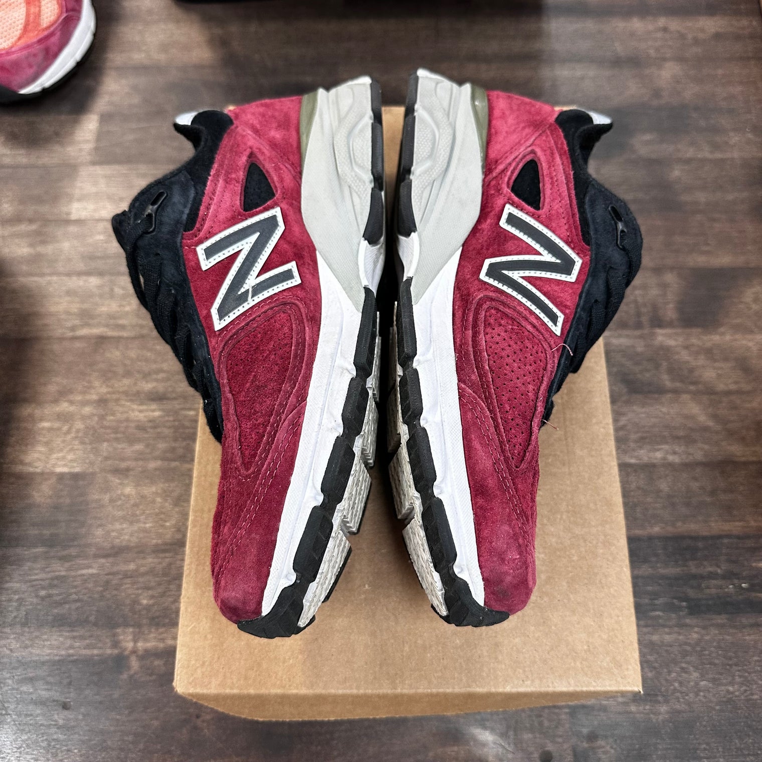 Burgundy New Balance 990v4 (USED, No Box)
