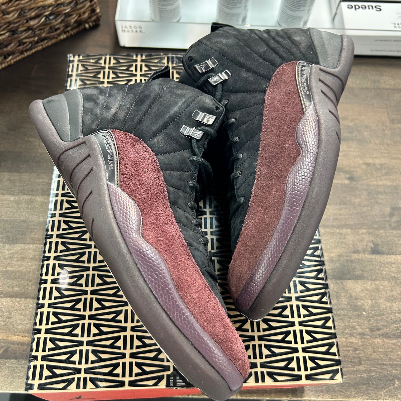 A Ma Maniere Black Jordan 12 SP (W) (USED)