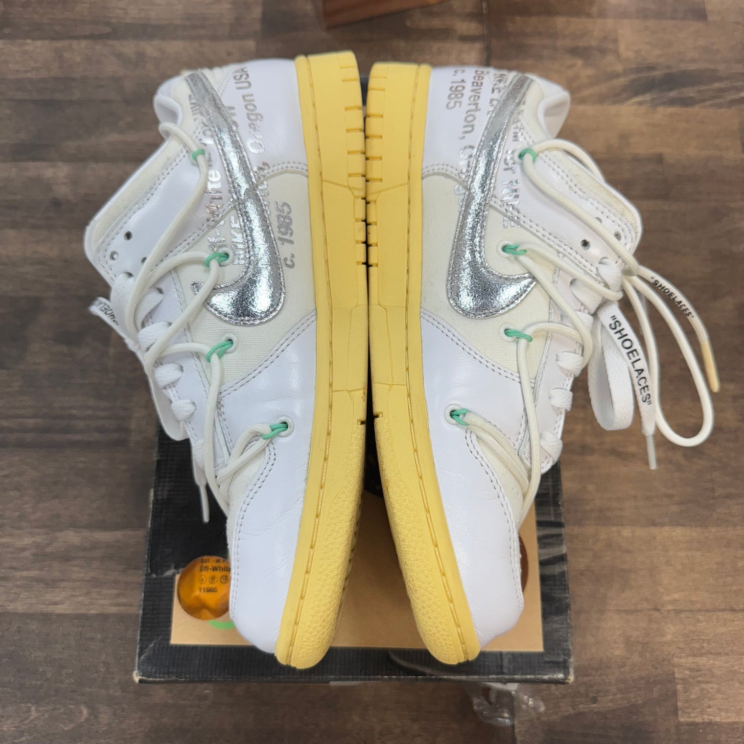 Lot 01 of 50 Off-White Dunk Low (USED)