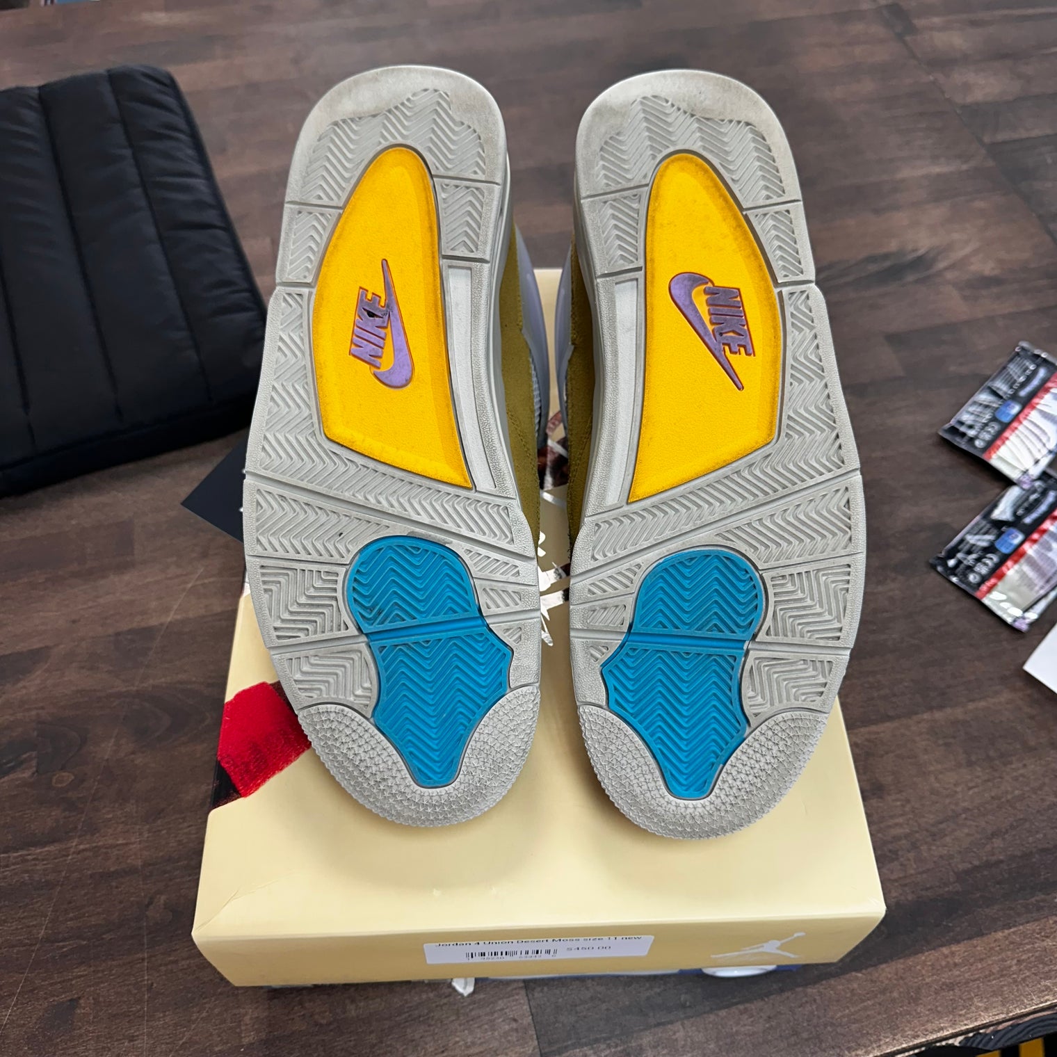 Union Desert Moss Jordan 4 (USED)