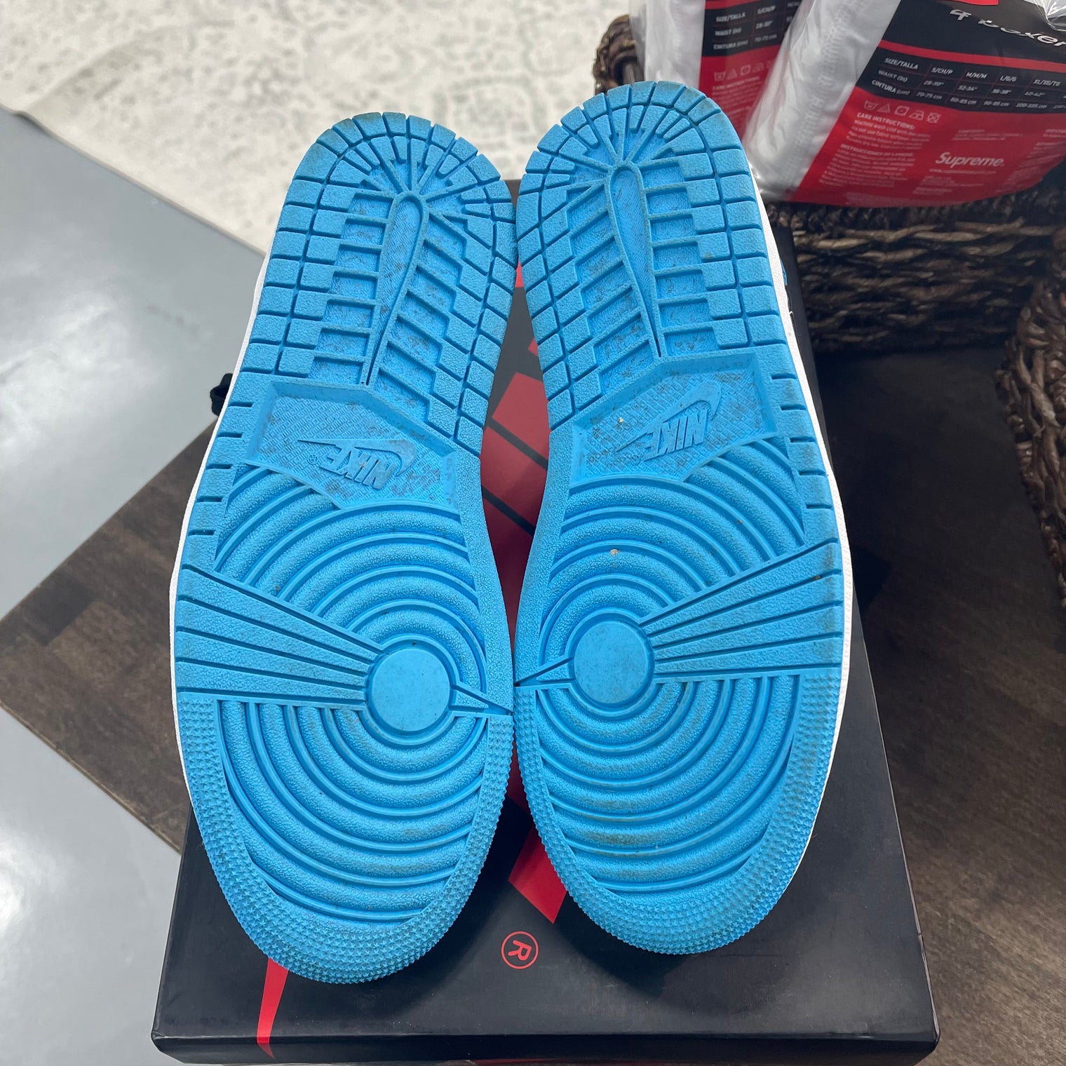 Powder Blue Jordan 1 Low (USED)