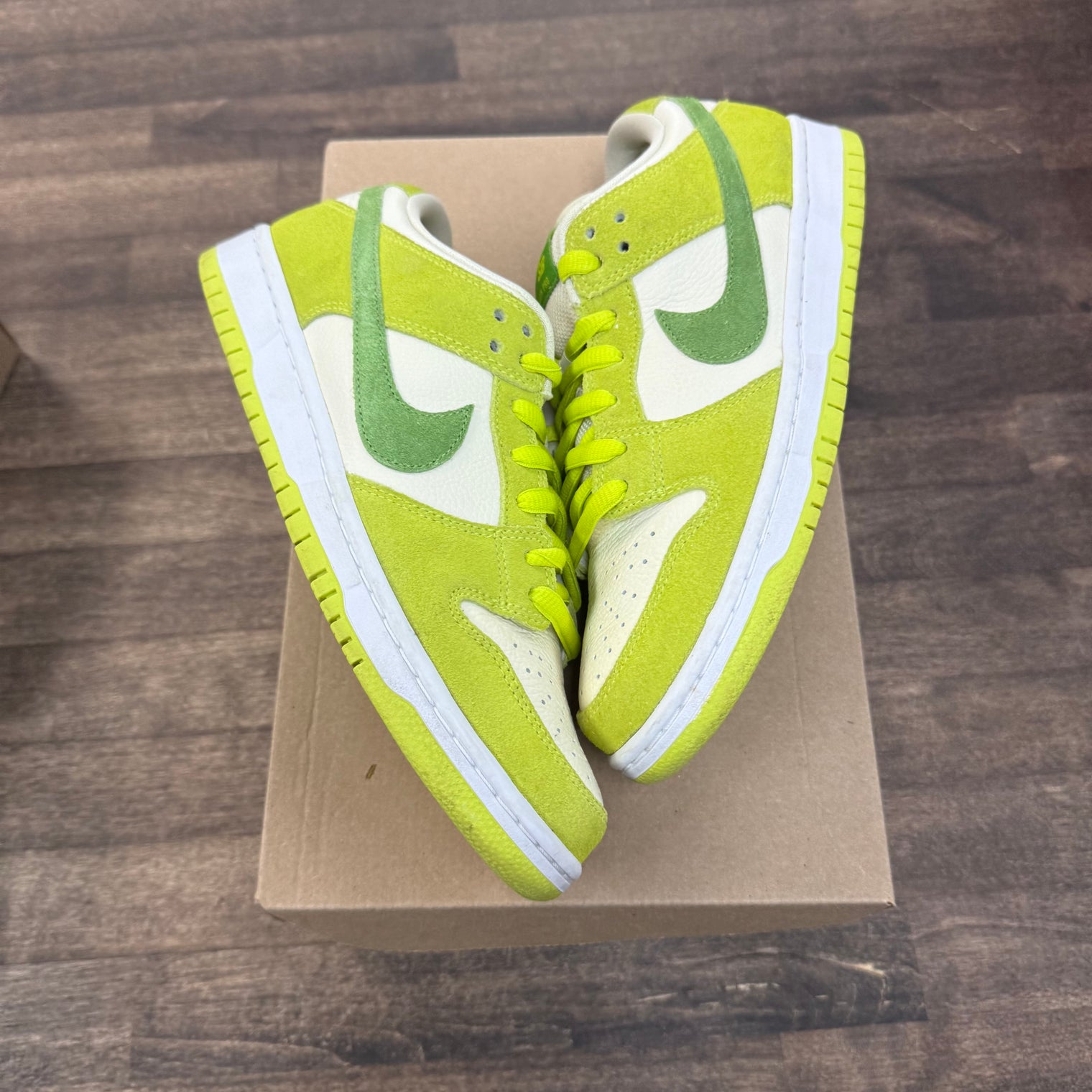 Green Apple SB Dunk Low (USED, No Box)